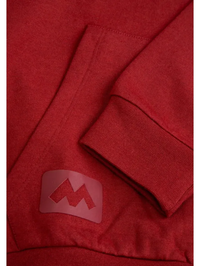 Kapuzenpullover in rot