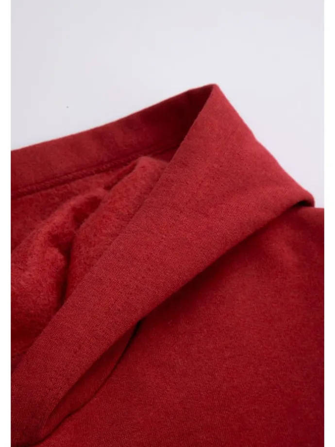 Kapuzenpullover in rot