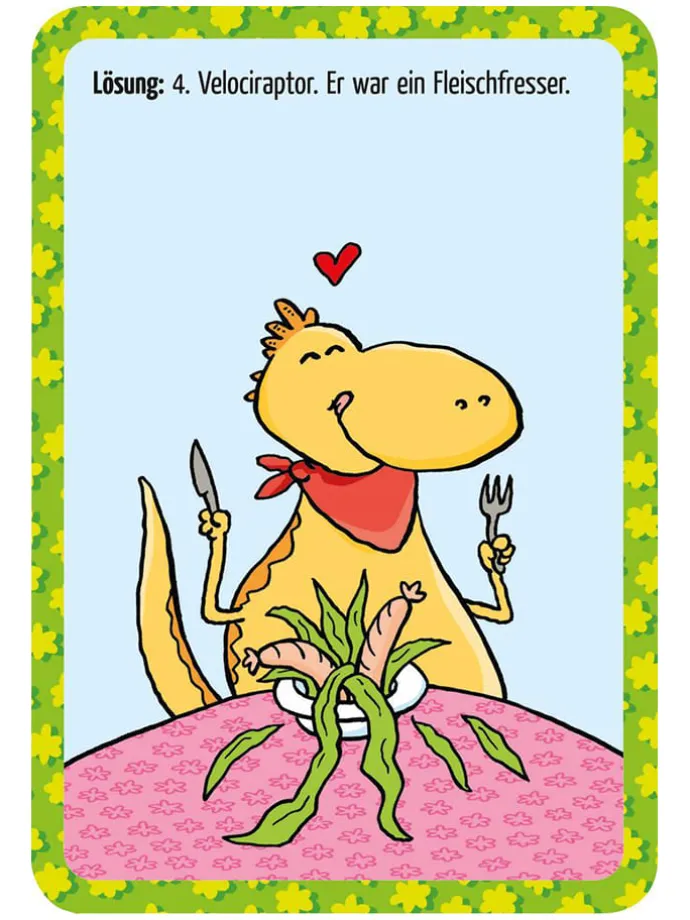 Kartenspiel "50 dinostarke Rätsel" - ab 6 Jahren