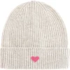 Kaschmir-Beanie in Grau/ Grau