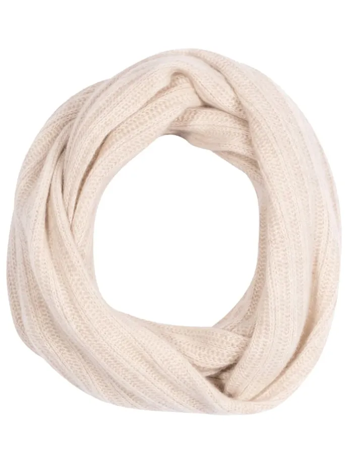 Kaschmir-Loop-Schal "Clody" in Beige