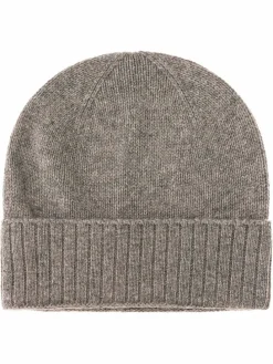 Kaschmir-Mütze in Grau