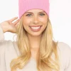 Kaschmir-Mütze in Rosa