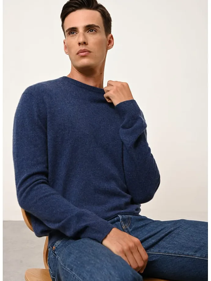 Kaschmir-Pullover "Howard" in Blau