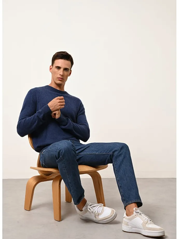 Kaschmir-Pullover "Howard" in Blau