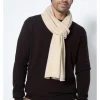 Kaschmir-Schal "Kelly" in Beige - (L)200 x (B)30 cm