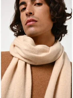 Kaschmir-Schal "Vaymont" in Beige - (L)200 x (B)30 cm