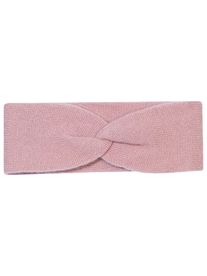 Kaschmir-Stirnband "Javoi" in Rosé