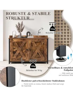 Katzenschrank in Braun
