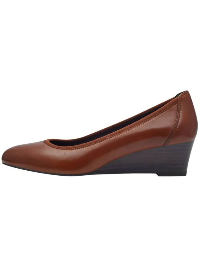 Keilpumps in MUSCAT LEATHER