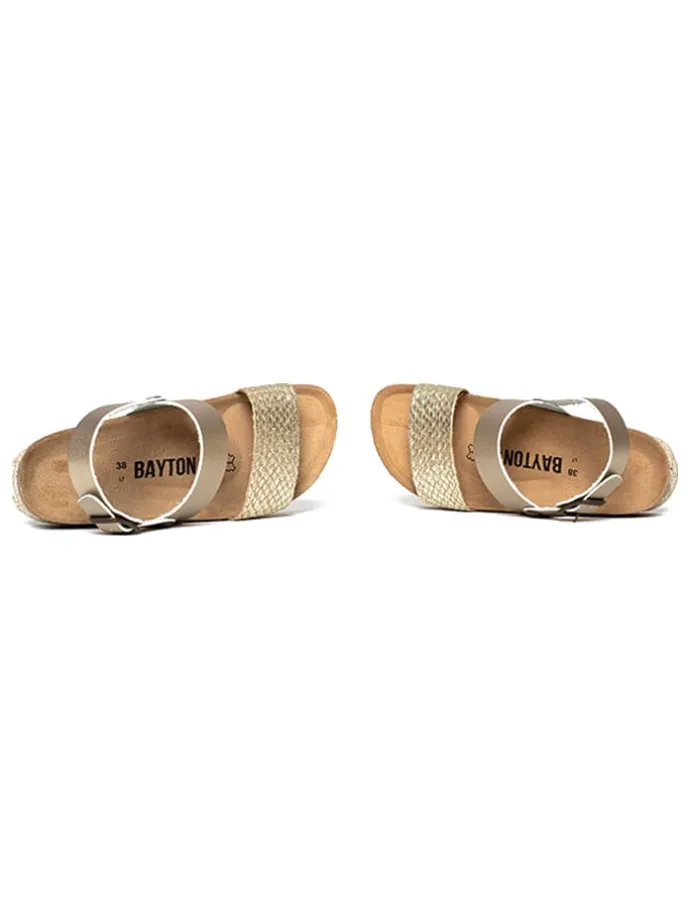 Keilsandaletten "Gaceo" in Gold