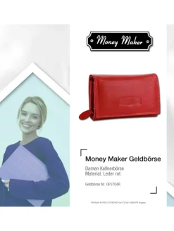 Kellnerbörse Leder Damen Geldbörse