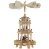 Kerzenhalter in Beige - (B)14,5 x (H)31 x (T)12,5 cm
