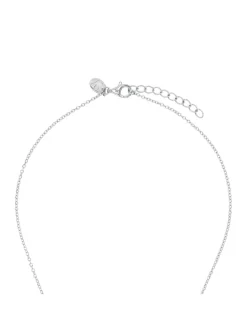 Kette mit Anhänger Silber 925, rhodiniert in Grün
