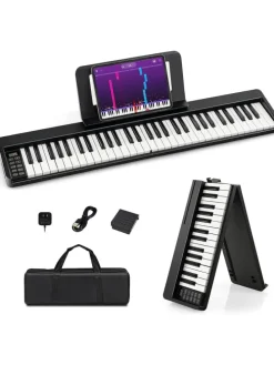 Keyboard 61 Tasten in Schwarz