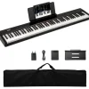 Keyboard Piano 88 Tasten in Schwarz