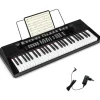 Keyboard Piano 54 Tasten in Schwarz