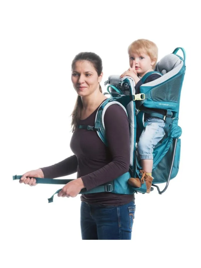 Kid Comfort Active SL - Kindertrage (Kraxe) (currant) in denim