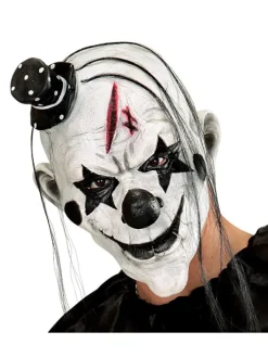 Killer Clownmaske in Weiß