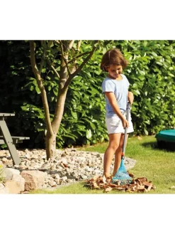 Kinder Gartenwerkzeug GARDENA Drahtbesen, Metall, 88,5cm in mehrfarbig