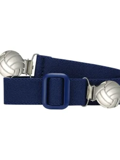 Kinder Gürtel "Elastik-Gürtel Fussball-Clip uni" in Blau