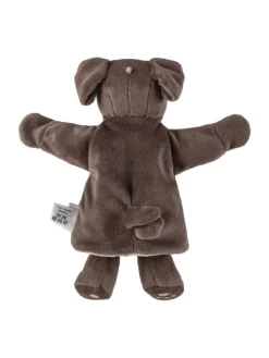 Kinder Handpuppe Hund in braunfarbend
