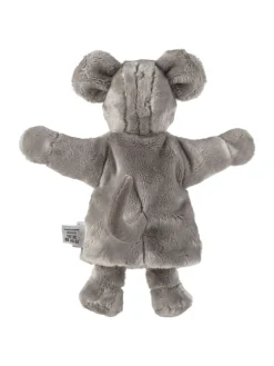 Kinder Handpuppe Maus in grau