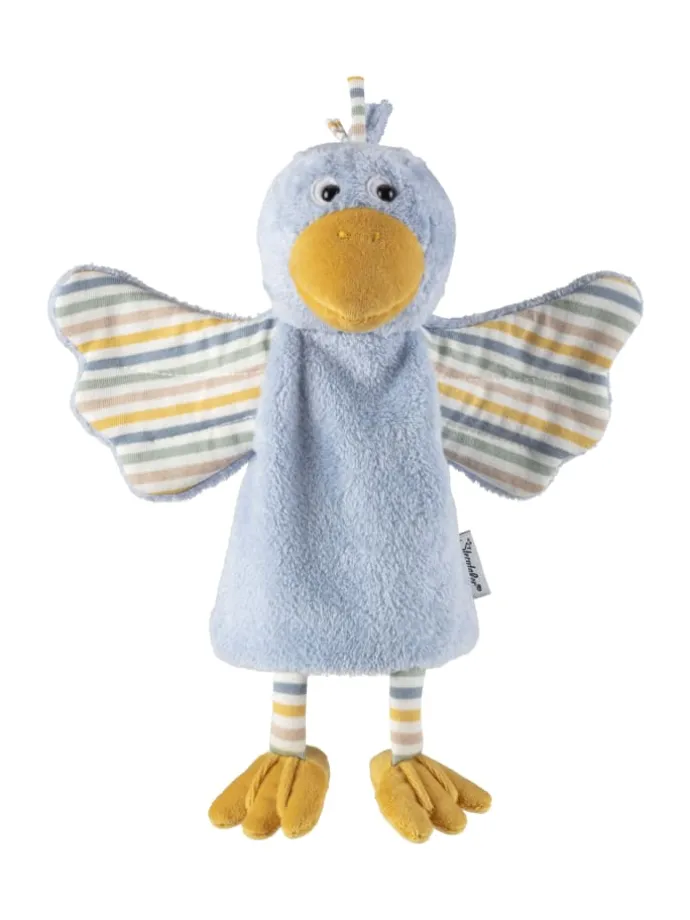 Kinder Handpuppe Vogel in himmel