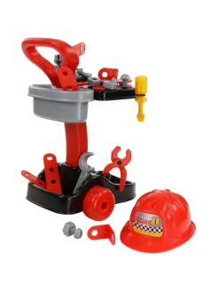 Kinder Mechaniker-Set 36612 in rot