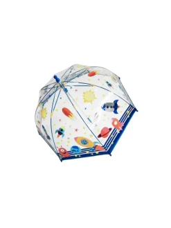 Kinder Regenschirm Weltraum in Mehrfarbig