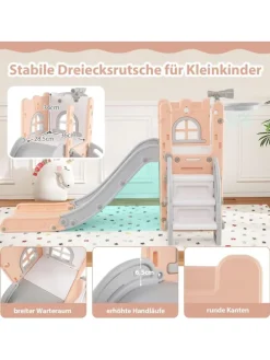 Kinder Rutsche in Rosa