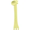 Kinder Silikonlöffel Giraffe in gelb