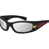 Kinder Sonnenbrille in Silber Schwarz