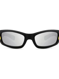 Kinder Sonnenbrille in Silber Schwarz