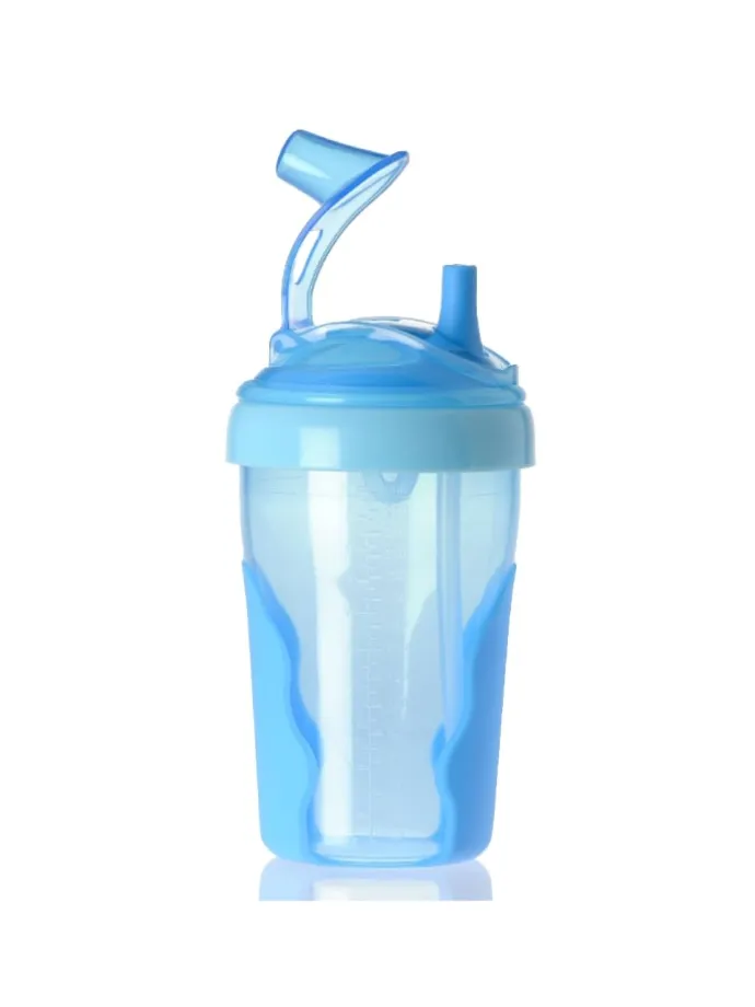 Kinder Strohhalmbecher - 300ml blau