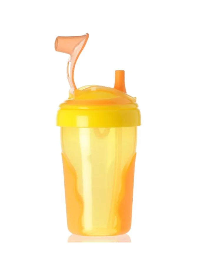 Kinder Strohhalmbecher - 300ml orange