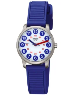 Kinder-Armbanduhr Titan Blau/Weiß