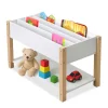 Kinderbücherregal in Weiß/ Natur – (B)80 x (H)44 x (T)40 cm