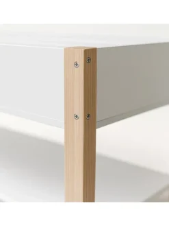 Kinderbücherregal in Weiß/ Natur – (B)80 x (H)44 x (T)40 cm