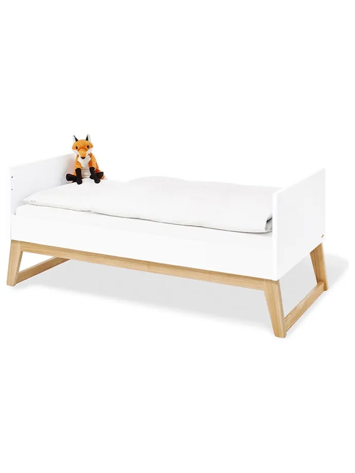 Kinderbett "Bridge" in Weiß - (B)150 x (H)94 x (T)76 cm