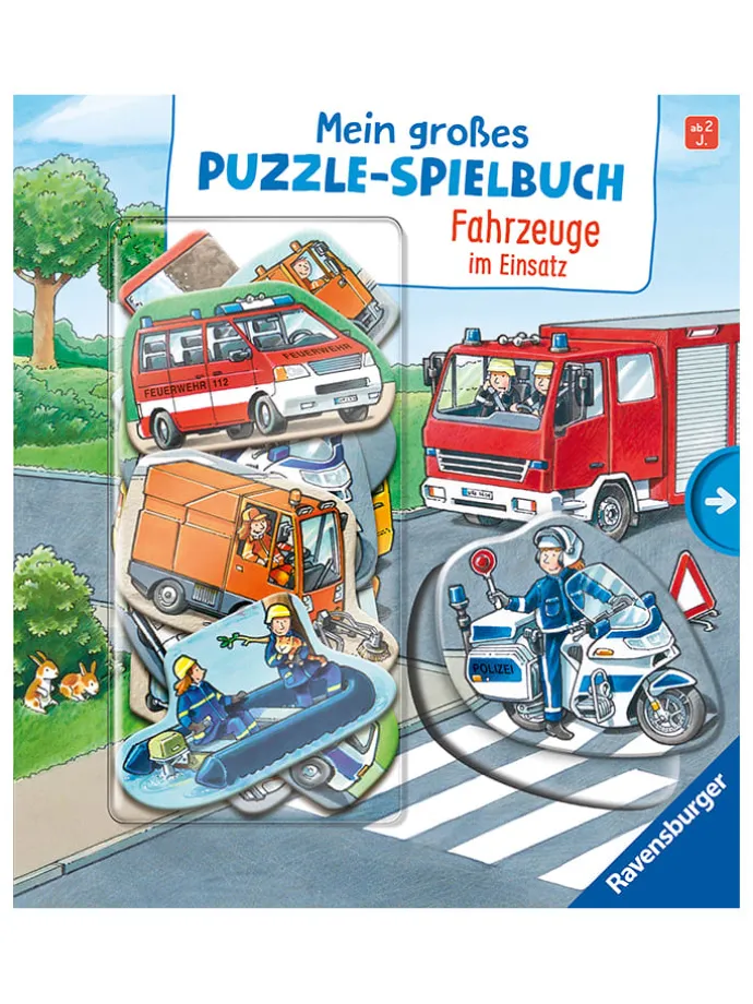 Kinderbuch "Fahrzeuge im Einsatz"