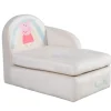 Kindercouch Peppa Pig, Lounge-Stil, Beige/Rosa, belastbar bis 80 kg