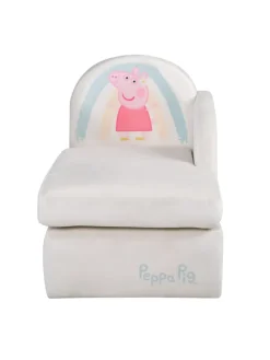 Kindercouch Peppa Pig, Lounge-Stil, Beige/Rosa, belastbar bis 80 kg