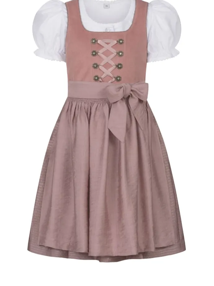 Kinderdirndl Kim in Peach