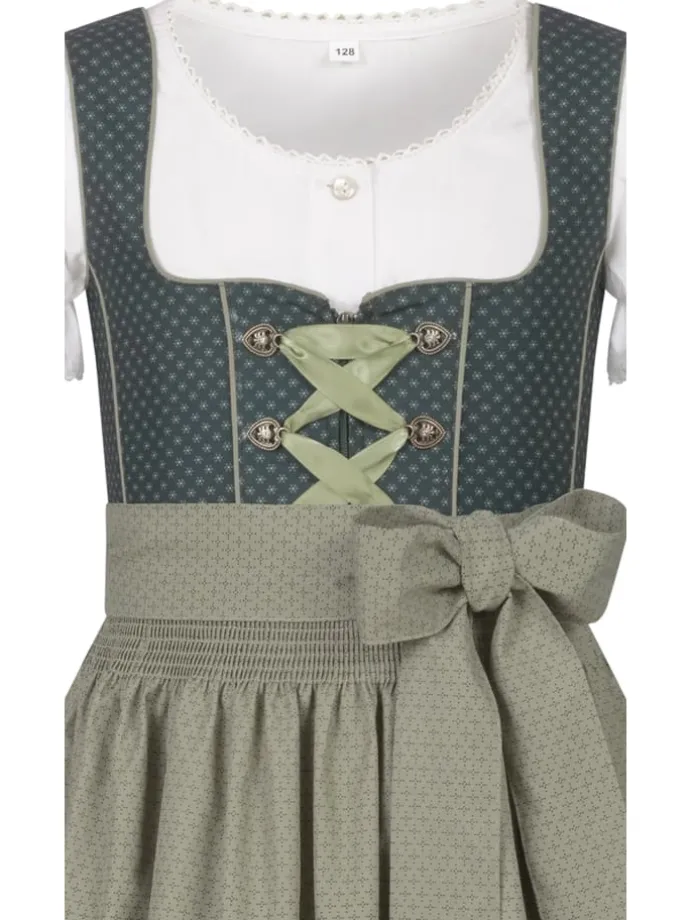 Kinderdirndl Petra in Grün