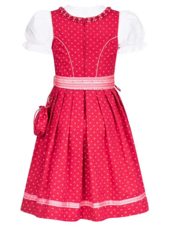 Kinderdirndl 3-teilig Diana in Beere