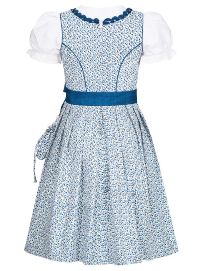 Kinderdirndl 3-teilig Doris in Blau