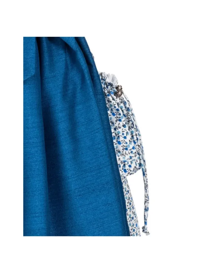 Kinderdirndl 3-teilig Doris in Blau