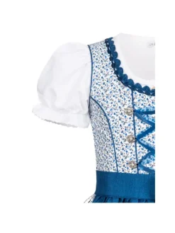 Kinderdirndl 3-teilig Doris in Blau