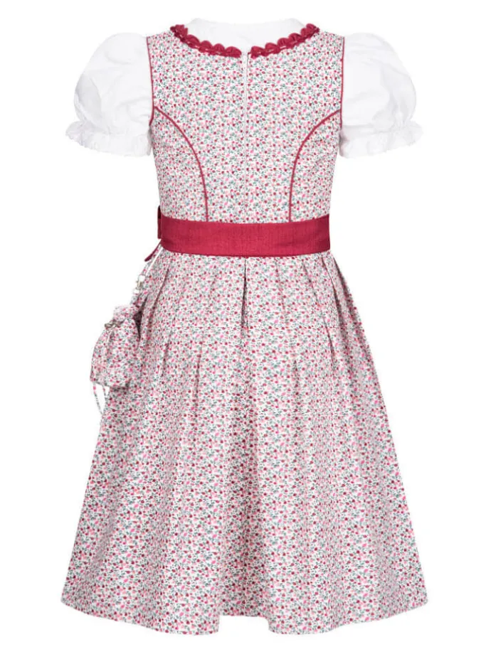 Kinderdirndl 3-teilig Doris in Beere
